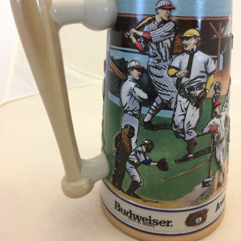 Budweiser Sports Series Baseball Beer Stein Mug